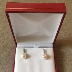 Genuine Pearl Earrings